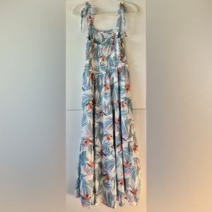 Tribal Tropical Print Maxi Dress XL